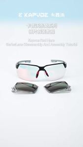 kapvoe | Kapvoe Photochromic Cycling Sunglasses for Men MTB Bike Bicycle Glasses Outdoor Sports Driving Eyewear Drving UV400 Goggles 2026