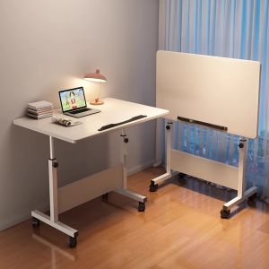 Adjustable Height Flip Computer Table Lifting solid wood drawing board desk Bedside Laptop Desk
