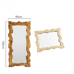 Vintage Rustic Full Length Mirror Wooden