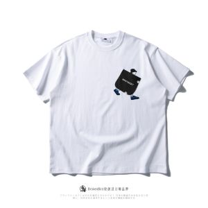 Summer New Heavyweight 250g Pure Cotton Short Sleeve Mens T-shirt Cityboy Simple Versatile Loose Casual Half Sleeve Body Tee