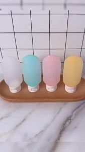 Veevio แบบพกพา ขนาด 60ml หลอดอ่อน ขวดรีฟิลพลาสติก โลชั่นครีมบรรจุภัณฑ์ travel bottle