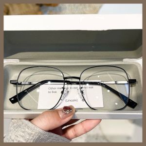 JN IMPRESSION Fashion anti-radiation glasses for women Oval frame trendy computer glasses