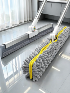 Joybos | Thick Chenille Mop Floor Scraper Mop