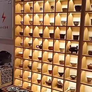 Wall-Mounted Display Shelving Unit