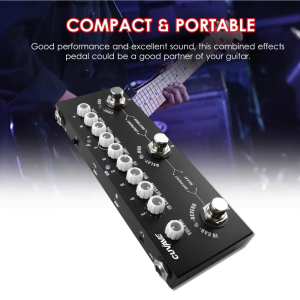 M-VAVE | CUVAVE CUBE BABY Guitar Effect Pedal Đa Chức Năng Bàn Đạp Kim Loại Di Động Có Giao Diện Ghi Âm Cho Người Chơi Guitar