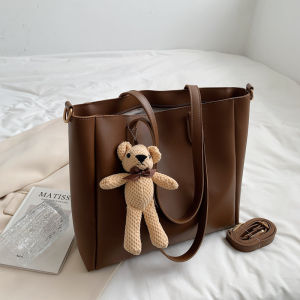 Large Capacity Fashionable Commuter Tote Bag Womens 2025 New Style Single Shoulder Slant Cross Bag Versatile Casual Handbag