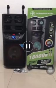 Bluetooth Speaker Free 2 Wireless Microphone 12 Inch Trolley Speaker Outdoor Camping Speaker Super Bass Speaker Besar