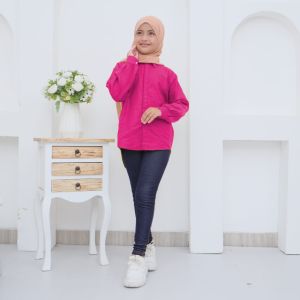 Kemeja Hana anak wanita blouse anak perempuan umur 7 tahun - 12 tahun