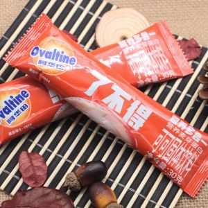 Nutritious Ovaltine Ahuat Solid Beverage 25g*16 Packs Individually Wrapped Cocoa Powder for Dormitory Coffee/Milk Drink