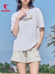 Sport Casual Breathable Light Short Sleeve Womens T-shirt Summer New Style Quick Dry Sweat Absorbent Cotton Polyester