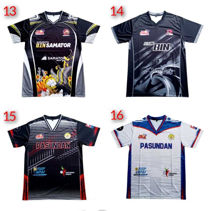 Jersey voli full printing stin binbin SamatorPasundan kaos proliga