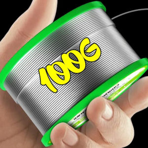 Dizoey 100/20g Easy Melt Low Temperature Solder Wire Welding RodsAluminum Copper Iron Stainless Steel Metal Weld Cored Soldering Wires