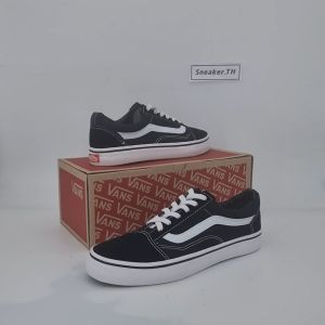 รุ่นVan-Old รองเท้าผ้าใบ ผ้าแคนวาส สีดำ ทรงคลาสสิค Sz.36-45 Eu พร้อมส่ง มีเก็บปลายทาง จัดส่งเร็ว MTB003