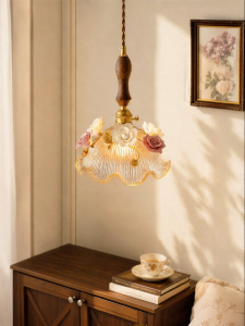FANCY LAMP CLUB | French Vintage Style Bud Mood Pendant Light