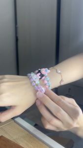 HG019 Gelang Mutiara Lucu Imut Sanrio Bening Premium Kuromi Cinnamon Kotak Tidak Termasuk