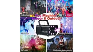 Get Your Real Fog Machine with 16 Colors 500W LED & Colorful Strobe Light