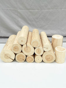 Decorative Log Stump Wedding Celebration Firewood Garden Tree Trunk Original Wood round Wood Nordic Style Living Room Decor