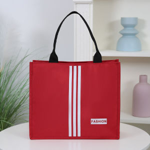 Túi Xách Oxford Mới Thời Trang Dung Tích Lớn Túi Đựng Đồ Ăn Trưa Đơn Giản Cho Công Tác Và Du Lịch Túi Xách Mềm Có Thể Gấp Lại