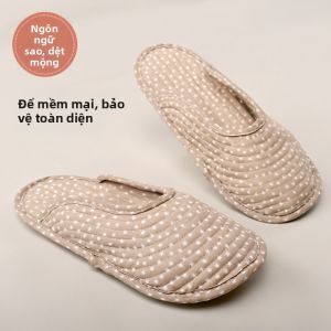 Dép Nhà Từ Vải Thoáng Khí Cho Tất Cả Mùa