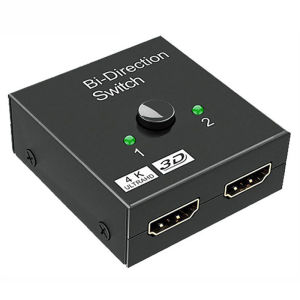 xiede | HDMI-compatible Switch Bi-Direction 2.0 Splitter 2x1/1x2 Adapter 2 in 1 out Converter for PS4 Pro/4/3 TV Box 4K Switcher