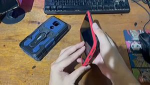 Case Untuk Oppo Reno 10 New Casing Hp Kickstand Armor Belt Clip Terbaru