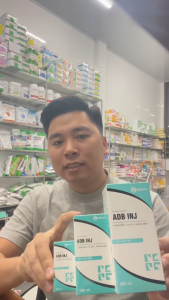 ADB INJ chai 20-100-250ml Thuốc hạ sốt long đờm kháng viêm cho động vật - Chỉ dùng trong thú y