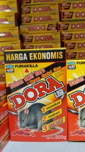 DORA Racun Tikus Paling Ampuh Pembasmi Tikus Langsung Mati Kering Dan Tidak Bau paling Ampuh dari Fumakila/Racun Tikus Ajaib Ampuh Membasmi Tikus/Racun Tikus Super Ampuh Langsung Mati Kering tidak bau