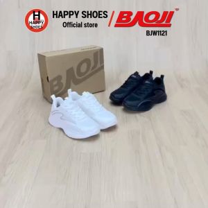 [🥇บาโอจิแท้100%🔢ไซส์37-41🆓ฟรี...ถุงเท้า 1 คู่] BAOJI รุ่น BJW1121 รองเท้าผ้าใบหญิง รองเท้ากีฬาหญิง รองเท้าวิ่งหญิง สวย นุ่มเบา สบายเท้า