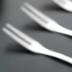 Garpu Buah Mini Stainless Steel Anti Karat Fruits Dessert Fork Tusukan Kue Puding Serbaguna