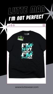 Kaos pria bahan katun combad | kaos distro dewasa | baju oblong sablon | Lutte Man