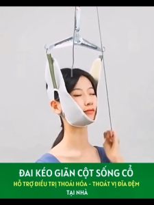 Dụng Cụ Kéo Giãn Cột Sống Cổ - Đai Treo Cổ Tại Nhà loại móc treo