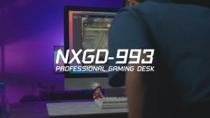 Nubwo โต๊ะปรับระดับไฟฟ้า Gaming Desk รุ่น NXGD-993 โต๊ะทำงาน โต๊ะคอมพิวเตอร์ยาว 120 Cm. สูง 72-117 ซม.