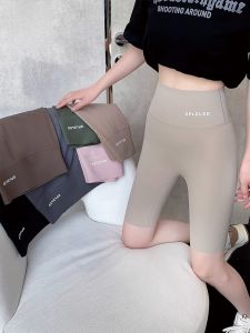 MiiOW | กางเกงขาสั้นโยคะชายหาดบาง 5 แฉกสำหรับผู้หญิง กางเกงขาสั้นทรงเข้ารูปเสริมสะโพก กางเกงขาสั้นออกกำลังกายแบบสวมทับ กางเกงขาสั้นออกกำลังกายแบบสวมทับ