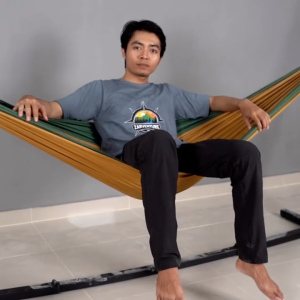 hammock zarventure swing kombinasi 2 warna hamock ayunan tidur gantung