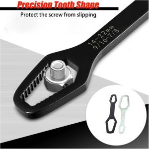 8-22mm Universal Torx Wrench Adjustable Double-head Torx Wrench Self-tightening Spanner Hand Tools Torque Wrench Household Fix