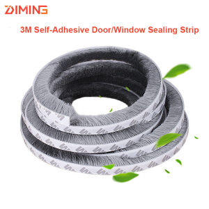 10เมตรแปรงกองแถบปิดผนึกประตูบานเลื่อนประตูกันเสียงช่องว่างที่ซีลประตูหน้าต่างกันเสียงกันชนประตูแถบปิดผนึก