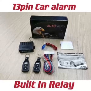 Car Security alarm System Set 13 Pin 12V with Remote Control Auto Central Lock Relay Door Lock