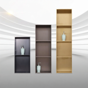 GUANGMANZHI | Stainless Steel Bathroom Wall Niches Cabinet