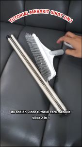 [Diskon Up To 80%] - GM Bear Sikat Lantai Kamar Mandi (2 in 1) 1803 - Sikat Pembersih Dinding WC Wiper Dorong Serokan