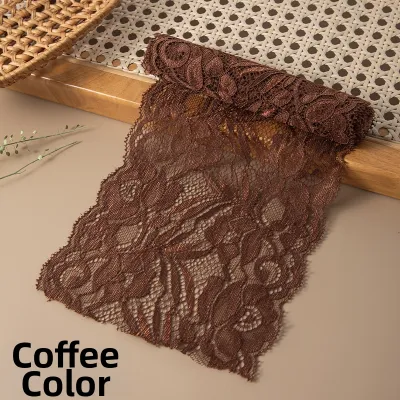 Decorative Elastic Lace Trim Fabric for DIY Clothing