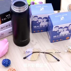 100PCS Disposable Eyeglasses Cleaning Wipes for Lenses Camera Lens Wipes Anti-fog Dust Cleaning Lens Wipes