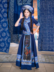 New Arrival Miao Costume Female Adult Minority Ethnic Clothes Guizhou Yunnan Yao Tujia Dance Costume