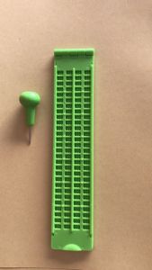 Thickened Four-Line Braille Paper with Blind Pen And Paper for the Blind Learning Stationery Cultural Business Supplies