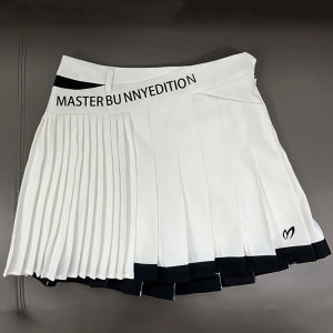 New Model Golf-style Womens Short Dress With Fashionable and High-end Design Beautiful Pleated Skirt High-quality and Comfortable Breathable High-end Patchwork Color Combination Sports Ball Skirt Anti-glare Effect