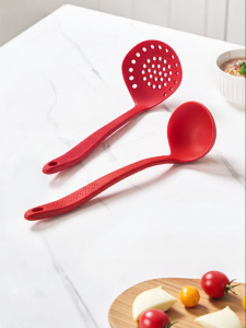 Kuhn Rikon | Non-Stick Kitchen Strainer Spoon with Silicone Net