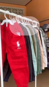 กางเกงขายาว ปักม้าขาจั๊ม เด็กชาย ผ้าดีมาก สีสด สีไม่ได้ตก ผ้าไม่หด