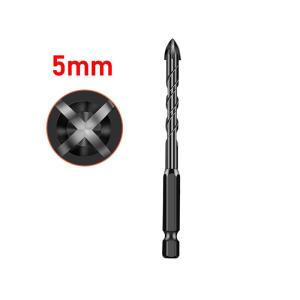 [ZY]3-12mm Cross Hex Tile Drill Bits Set For Glass Ceramic Concrete Hole Opener Brick Hard Alloy Triangle Bit Tool Kit[ZY]