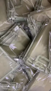 A4 size double Layer Nylon Mesh Document Zip Bag