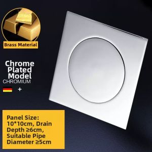 Odor Prevention Hidden Pop-Up Drain