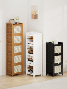 Modern Minimalist Multi-Layer Wall-Mounted Shoe Rack Storage Cabinet Dustproof Display Stand Home Entrance Organizer